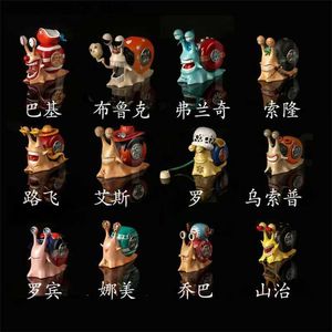 Acción Figuras de juguetes Transformación Juguetes Robots One Piece Zoro Ace Sanji Chopper Ley Nami Usopp Robin Franky PVC Den Mushi Acción Modelo de caracteres Regalo de juguete