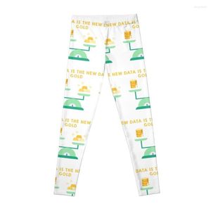 Active Pants Data Is The Gold T-shirt Leggings Gym Vêtements Sports Pour Femmes Push Up Femme Sportive