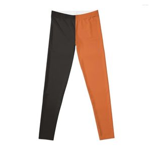 Active Pants Two Colors: Black Jaffa Orange (parfait pour Halloween) Leggings Women's Sports Women