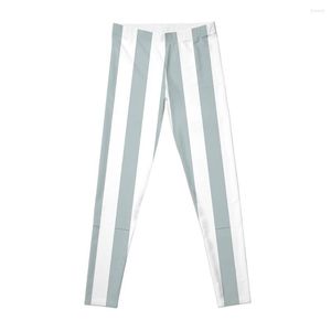 Pantalon actif Vintage gris rayures verticales Leggings sport Legging femmes salle de sport