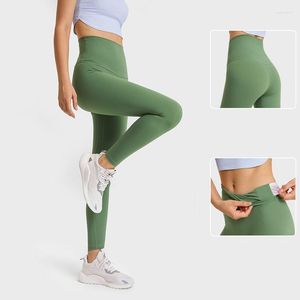 Pantalon actif avec logo Gym pour femmes Scrunch Bum Leggings Push Up Taille haute Yoga nu Vêtements de fitness Collants noirs Vêtements de sport pour femmes