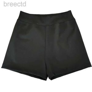 Shorts actifs Vente chaude de haute qualité en nylon spandex enfants filles enfants femmes adultes yoga vélo de poitrine porte short de danse noire short D240426