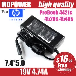 Adaptateur 19v 4.74a pour HP Probook 4421S 4520S 4540S PAVILION DV3 DV4 DV5 DV6 8560P 8540W Note à un ordinateur portable Power Power Adapter Chargeur Adaptor