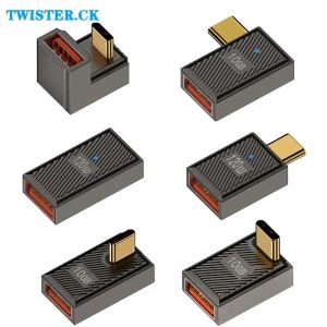 Adaptateur 2023 Nouveau adaptateur USB vers Typec 120W Charge rapide ALLIAGE ZINC 10 Gbit