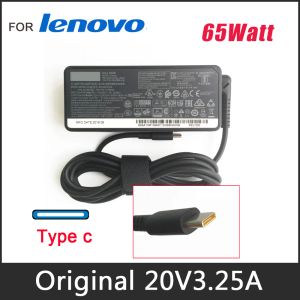Adaptateur 20V 3.25A 65W Adaptateur USB Type C AC pour Lenovo ThinkPad X1Carbon Yoga5 X270 X280 T580 P51S P52S E480 E470 Power Charger d'ordinateur portable pour ordinateur portable