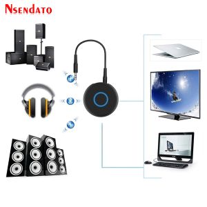 Adaptateur 3.5 mm Jack Wireless Bluetooth 5.0 Musique Adaptateur audio pour le téléviseur TV INRODRAN