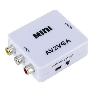 Adaptateur AV Convertisseur haute définition AV2VGA Monitor RAC vers VGA Cable