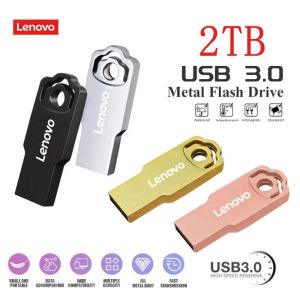 Adaptateur Lenovo 1TB USB 3.0 Drive flash 2 To Highpeed Pen Drive Metal Type C Stick Mémoire USB Pendrive pour le périphérique de stockage de l'ordinateur