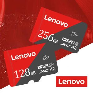 Adaptateur Lenovo 2TB 1TB Carte mémoire SD 128 Go 512 Go de haute vitesse de haute vitesse A2 Class 10 Flash Memory SD CARTES 256 Go Camera / téléphone Android Cam