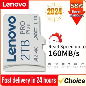 Adaptateur Lenovo 2TB Mini SD Carte mémoire SD 128 Go 256 Go 5123 Go Micro TF Carte 64 Go Classe 10 Carte mémoire pour le téléphone PC Séances