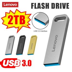 Adaptateur Lenovo USB Flash Drive Lightning Interface 2 en 1 USB3.0 PEN DURGE 1TB 2TB TYPEC PENDRIVE USB DISK MÉMOIRE Android / iPhone