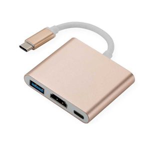 Adaptateur USB Type C Hub compatible HDMI 4K, prise en charge du Mode Samsung Dex USB-C Dock avec PD pour MacBook Pro/Air 2021