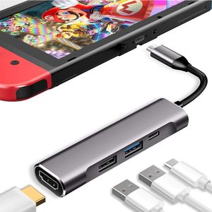 Adaptador USB tipo C HUB USBC a HDMI 4K USB 3,0 2,0 Thunderbolt 3 Dex modo adaptador Dock para Nintendo Switch MacBook pro Samsung huawei