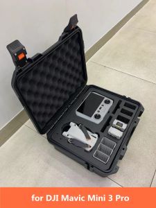 Adaptateurs Abs Boîte antidéflagrante Sac à main pour Dji Mavic Mini 3 Pro Coque rigide Boîte étanche pour Mini 3 Drone Accessoires Mallette de rangement 4