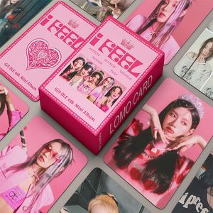 55Pcs Kpop GIDLE INEVER DIE Lomo Cards Album Girls I Burn Po Card Postcard Fans Gift
