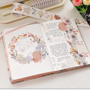 Rubans adhésifs Canada Original Brand Washi Tape 34rolls Flower Bouquet Wide Masking with Diecutting Journaling DIY Scrapbooking Material 2016 230804