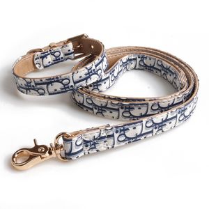 Collar de lujo ajustable con hebilla de metal y cuerda de tracción para collar de perros para gatos y cuerda de tracción al aire libre