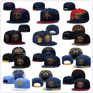 Gorras de baloncesto del equipo ajustable Jeff Green Bones Hyland Facundo Campazzo Sport Snapback Sombreros ajustados de punto que hacen punto Elast2518