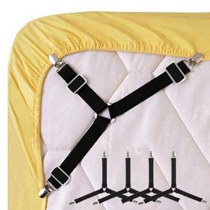 Triangle réglable drap de lit Clips sangles pince couverture jarretelle drap housse attaches support maison outil pratique 14 pièces set36283106