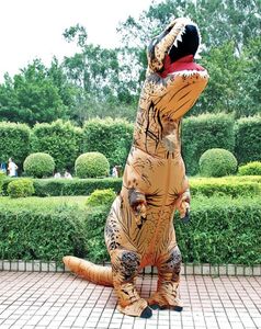 Costume gonflable adulte Costumes de dinosaure t Rex Blow Up Party Fancy Down Mascot Cosplay Costume For Men Women Kid Dino Cartoon1723522