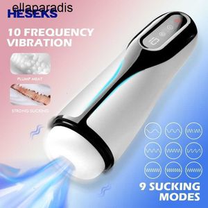 Masseur adulte automatique pipe succion masturbateurs pour hommes vagin vibrateur mâle Masturbation tasse chatte chauffée Sex Store 18