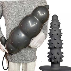 Masseur pour adultes, le plus grand plug anal gonflé de 12cm, énorme godemichet anal, jouets sexuels pour femmes/hommes, masturbateurs, gros produits