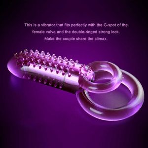 Jouets sexuels masseur Sex Shop jouets pour pénis vibrateurs de Clitoris pour femmes stimulateur clitoridien Double anneau coq mâle gode Strapon balle Massage vibrateur