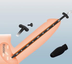 Masseur adulte Silicone creux urétral dilatateur sonore prise de pénis sondage cathéter Insertion stimulateur urétral masturbateur masculin S8479904