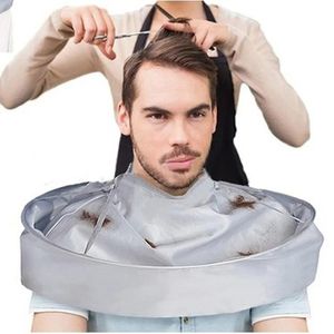 Adulte Taille de coupe de taille moyenne Coupe de coiffure tissu coiffure en trois dimensions Haignable Haircut Cloak Pliable Haircut Tool