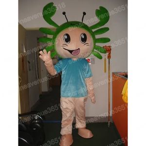 Tamaño adulto Disfraz de mascota de cangrejo Personaje temático de dibujos animados Carnaval Unisex Fiesta de cumpleaños de Halloween Traje al aire libre elegante para hombres y mujeres