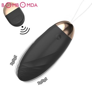 Juguetes para adultos Potente bala vibratoria Huevo de amor Control remoto inalámbrico Vibradores femeninos para mujeres Consolador Masajeador de punto G Productos para adultos 18 230920