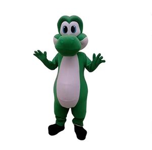 Disfraz de mascota de Yoshi para adultos Dinosaurio Personalización de súper lindo para Halloween Fiesta de carnaval Eventos fiesta de cumpleaños Fiesta Traje elegante