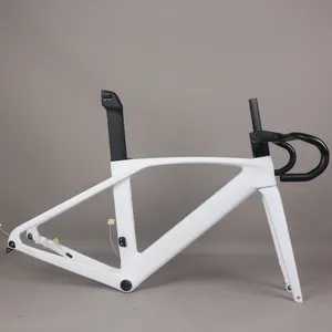 Cadre de vélo de route Aero Disc TT-X34 Hight Modulus Toray T1000 Fibre de carbone Peinture personnalisée Câble caché Taille disponible 47-60cm