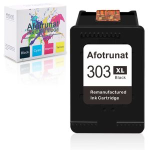 Afotrunat cartouche d'encre 303 XL pour HP 303XL remplacement noir pour Envy P o 7134 7830 6232 6230 7130 6220 6234 7100 7155 7800 7834 7855