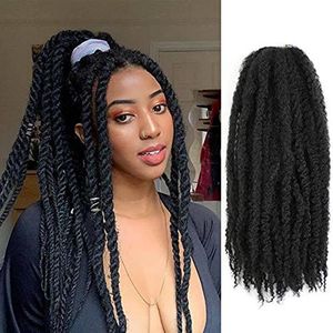 Afro Marley Braid Crochet for Hair Extension 22 Colors Wholesale 18 pouces Twist Synthetic Twist