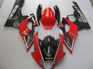 Pièces de carrosserie pièces de rechange Kit de carénage pour SUZUKI GSXR 1000 2005 2006 carénages rouge noir GSXR1000 K5 05 06 UT03