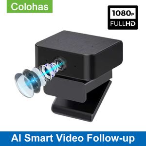 Caméra de suivi vidéo intelligente AI caméra USB Aoto caméra de suivi 1080P caméra Web Full HD avec Microphone conférence sur ordinateur PC