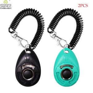 AIDS 2 / Pack Training Clicker Clicker avec bracelet de poignet réglable Durable Léger facile à utiliser pour les chats Puppy Birds Horses