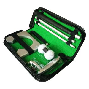 Aides Golf Putter Set Kit de pratique d'équipement de mini-golf portable avec balle de putter détachable pour kit d'entraînement de golf intérieur/extérieur