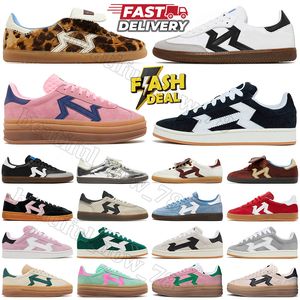 Adidas Originals Samba Vegan Adv Gazelle Gucci Calzado casual hombre mujer sambas og Zapato White Gum Team Black zapatillas de deporte de diseño al aire libre zapatillas deportivas