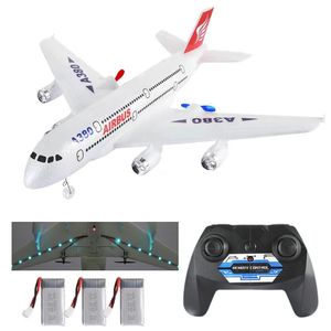 Airbus A380 Boeing 747 RC Airplane Remote Control Tyt 2,4 g Plan fixe Gyro Modèle d'avions extérieurs avec moteur Gift 240106