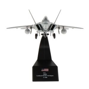 Modèle d'avion 1 100 échelle américain F-22 Fighter Raptor modèle d'avion modèle d'avion jouet enfant cadeau 1/100 F-22 Fighter Kit de modèle en plastique 230830
