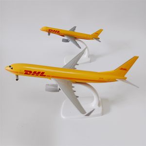 Modèle d'avion AIR DHL Airlines Boeing 737 757 B737 B757 Airways Modèle d'avion moulé sous pression Avion avec roues Trains d'atterrissage Avion Jouets Alliage Métal 230503