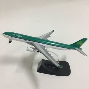 Modelo de avión JASON TUTU 14 cm Aer Lingus Airbus A330 Modelo de avión Modelo de avión Modelo de avión 1 400 Aviones de metal fundido a presión juguete 230503