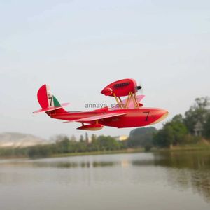 Modèle d'avion Minimumrc Macchi M-33 Micro échelle 4CH 400mm envergure KT mousse RC avion KIT avec planeur d'avion à moteur pour débutant 1L23116