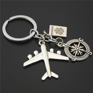 Porte-clés avion modèle d'avion porte-clés voiture porte-clés Cool garçon cadeau pour hommes bijoux voyage porte-clés amitié meilleur ami bijoux bricolage fait à la main