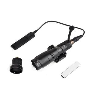 Airsoft tactique SF M300 Mini Scout Light 250lumen lampe de poche tactique avec interrupteur à distance support arrière pour 20MM Weaver Rail8476196