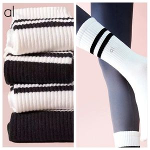 AL-115 femmes Pilates chaussettes de Yoga antidérapantes femmes Fitness intérieur danse Tube moyen chaussettes de Yoga sport Fitness