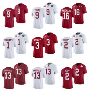 Maillot de football Alabama Crimson Tide College ALA DeVonta Smith Bryce Young Jameson Williams Jalen Hurts Derrick Henry Julio Jones Najee Harris Tagovailoa Taille S-4XL