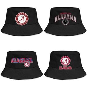 Alabama Crimson Tide pour hommes et femmes buckethat styles seau uni casquette de baseball logo de football Cocotier Core Smoke Mesh blanc 296U